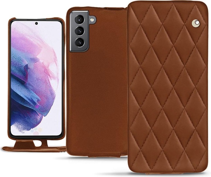 Actual product image Noreve Leather cover vertical (Samsung Galaxy S21)