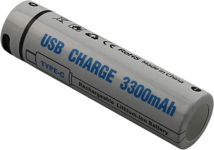 Produktbild Avizar 18650 USB-C Port Akku Wiederaufladbar (1 Stk., 18650, 3300 mAh)