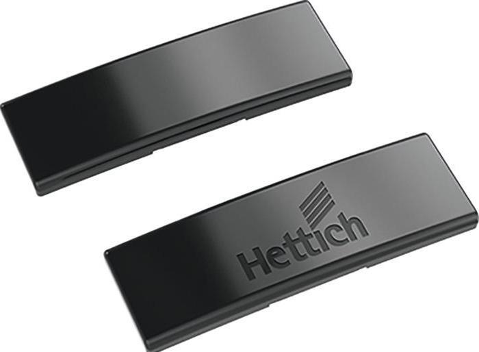 Image du produit Hettich Cache pour bras sans logo noir obsidien