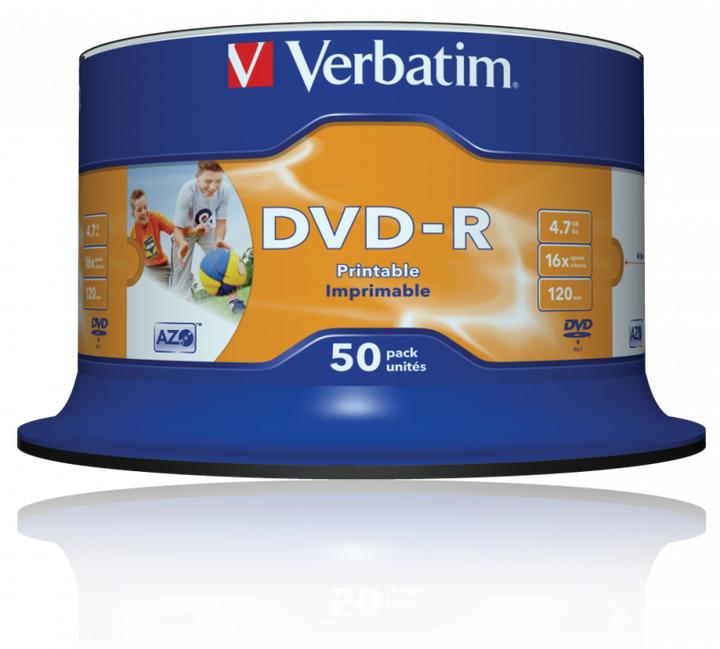Actual product image Verbatim Dvd-R (50x)
