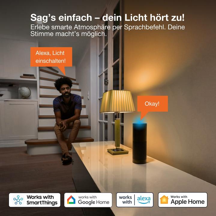 Produktbild Osram SMART+ MATTER FILAMENT CLASSIC shapes DIMMABLE 6W 827 FILAMENT DIM E27 (E27, 806 lm, 4x)