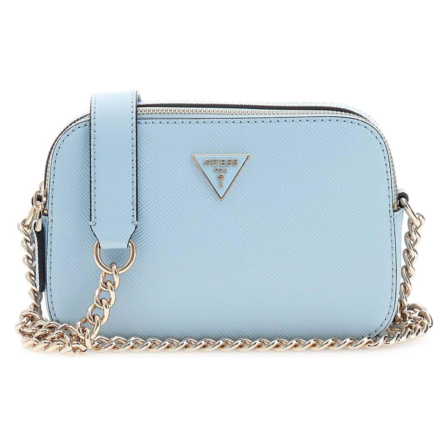 Guess, Damen, Handtasche, Noelle Ii Crossbody Camera Bag, Blau