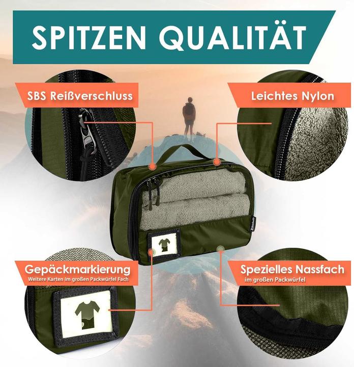 Produktbild Seeschwalbe 6-teiliges Packwürfel-Set mit Kompression