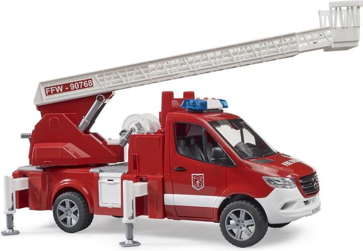 Actual product image Bruder MB Sprinter fire engine, pump, L+S