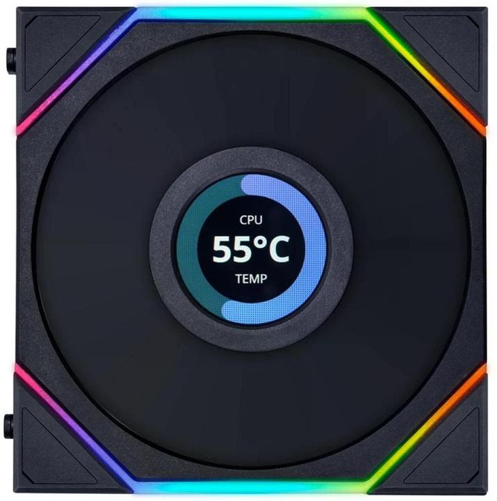 Actual product image Lian-Li UNI FAN TL LCD Reverse Blade (120 mm, 3 x)