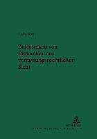 Produktbild Zulässigkeit von Biobanken aus verfassungsrechtlicher Sicht (Deutsch, Ulrike Morr, 2005)