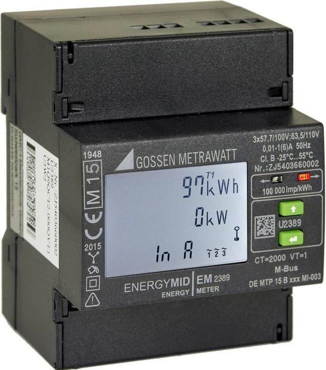 Actual product image Gossen Three-phase meter with transformer