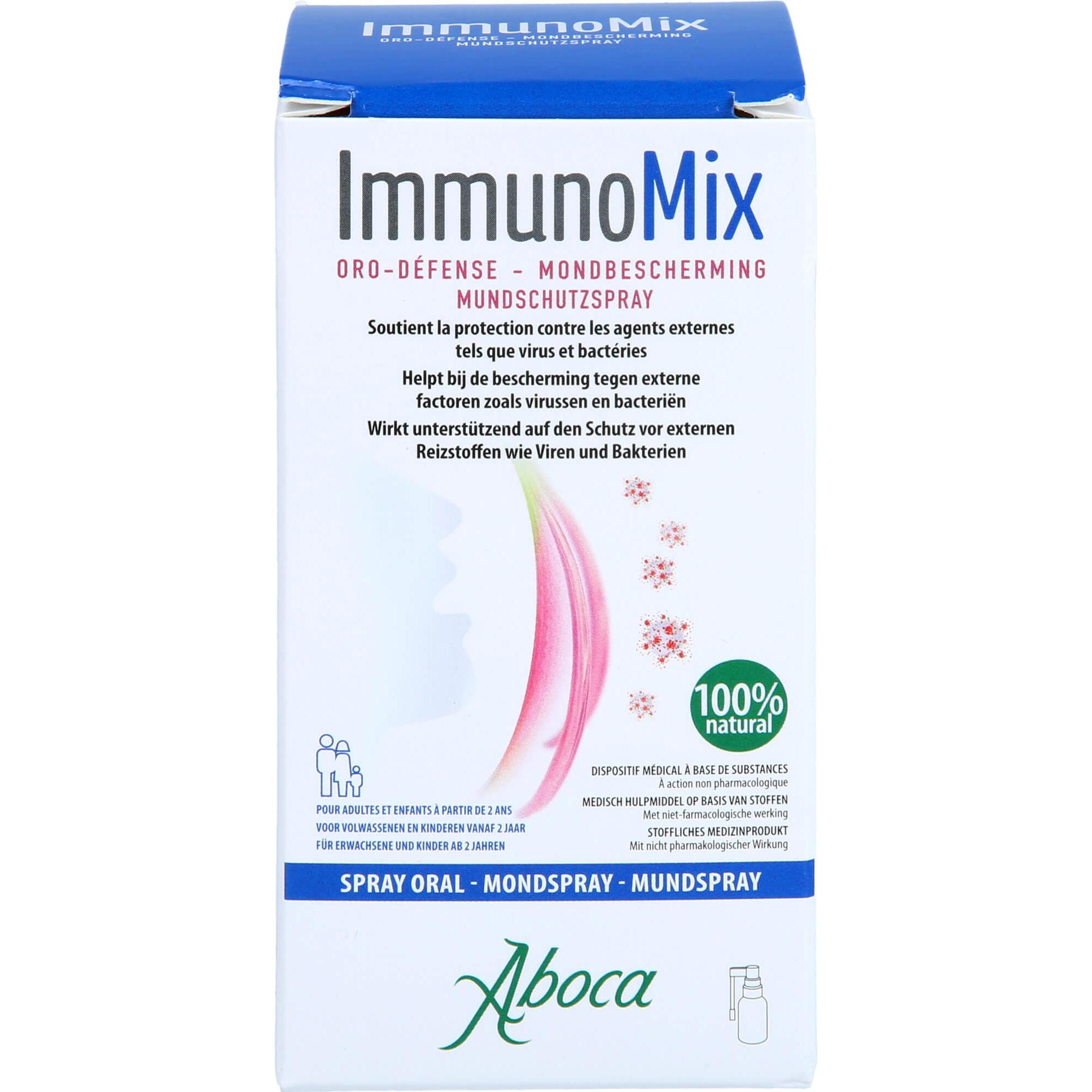 Aboca, Mundspülung, Immunomix Mundschutzspray, 30 ml SPR (Mundspülung)