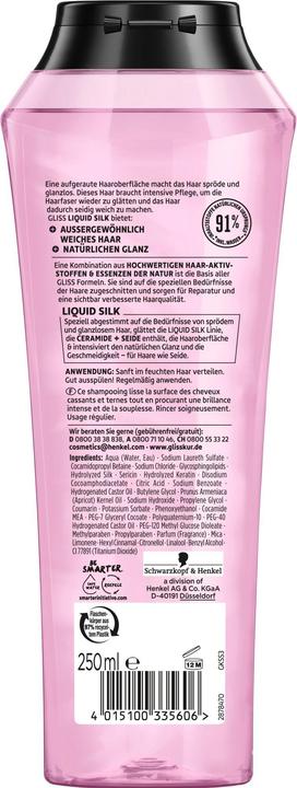 Immagine prodotto Schwarzkopf Seta liquida (250 ml, Shampoo liquido)