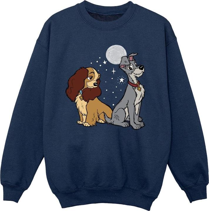 Immagine prodotto Disney Lady And The Tramp Moon Felpa Ragazze (116)