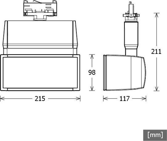 Actual product image LTS LED track spotlight (4120 lm)