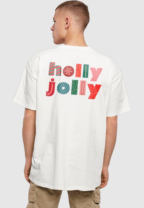 Produktbild Merchcode Christmas Holly Jolly Mood Tee - 182095 (L)