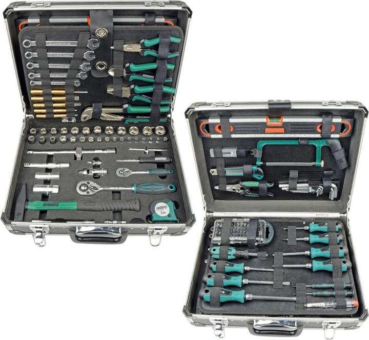 Actual product image Mannesmann Toolbox (160 pieces)