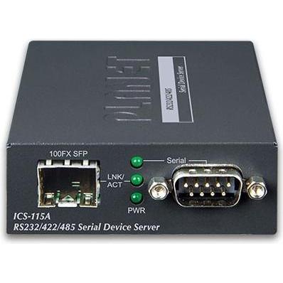 Thumbnail - Planet RS232/RS-422/RS485 t 100Bas-FX (1 Ports), Netzwerk Switch, Schwarz