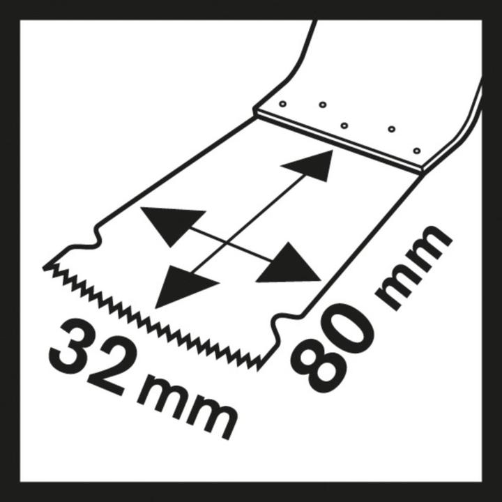 Actual product image Bosch Professional Zubehör HCS plunge cut saw blade MAIZ 32 EPC Wood, 80 x 32 mm, pack of 1
