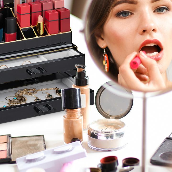Actual product image Relaxdays make-up organiser