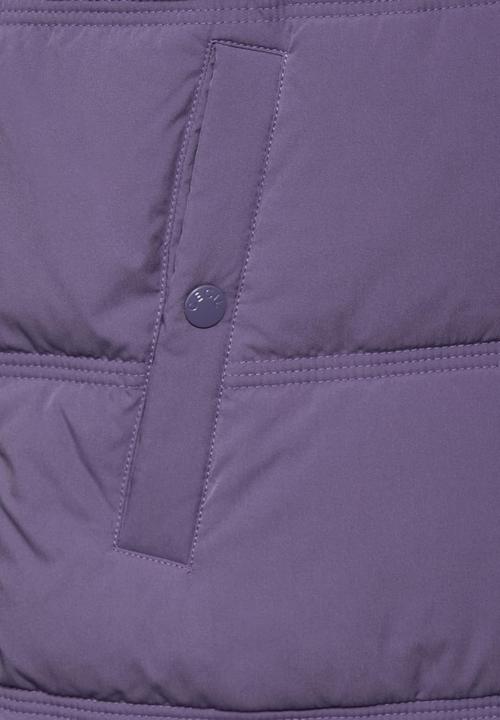 Productafbeelding Cecil Gewatteertes Damen-Vest mit abnehmbarer Kapuze, seitlichen Taschen und Reissverschluss (XL)