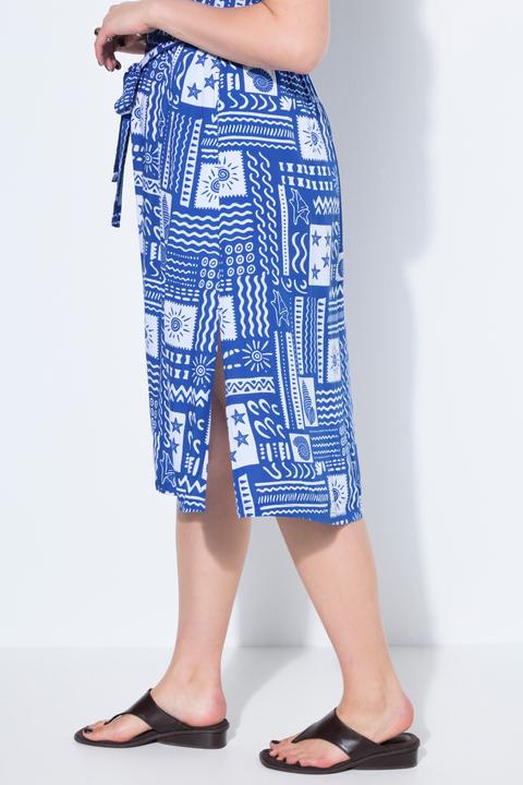 Produktbild Studio Untold Midikleid, oversized, Kachel-Print, Halbarm (46, 48)