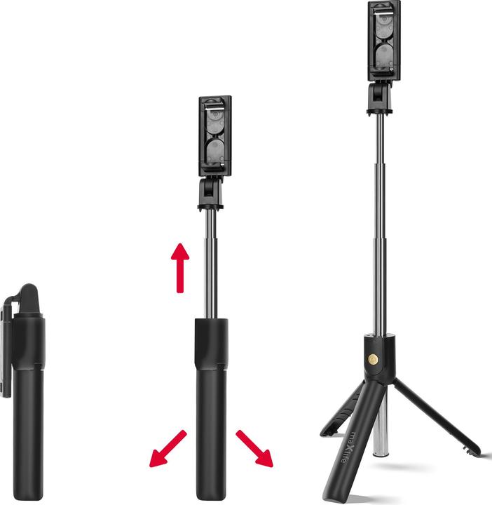 Immagine prodotto Maxlife Treppiede selfie stick Bluetooth MXST-100 nero