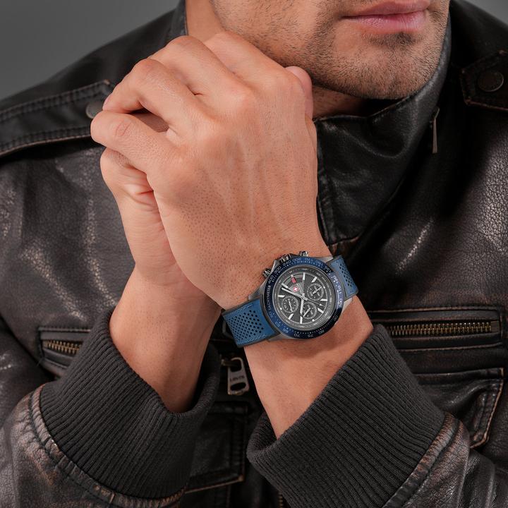 Immagine prodotto Swiss Military Hanowa SMWGO0003440 Guardiano (Cronografo, Orologio da polso analogico, 43 mm)