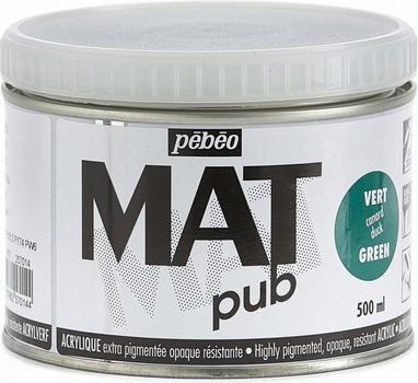 Pébéo 256020 Mat Pub Acrilico Opaco – Colore Siena Bruciata, 140 Ml – Pittura Fluida Per Esterni E Interni, Extra Opaca E Coprente