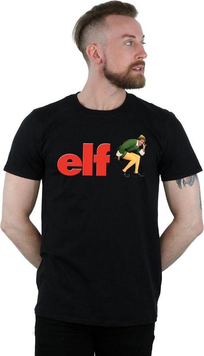 Actual product image Elf Mens Crouching Logo T-Shirt (3XL)