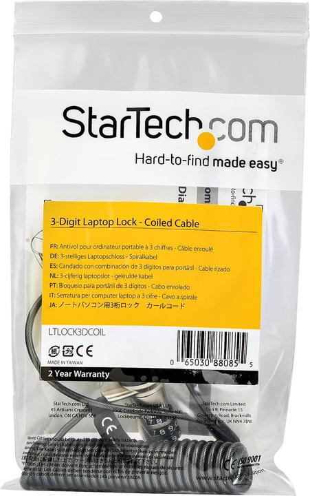 Actual product image StarTech Security Cable