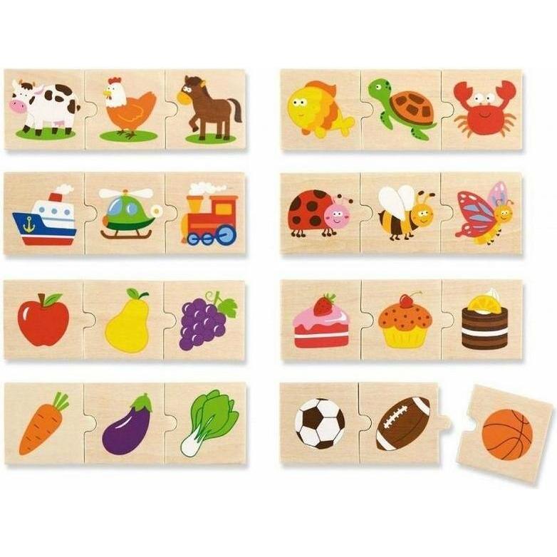 Huilerie Vigean Holzpuzzle Viga Toys 24 Elemente