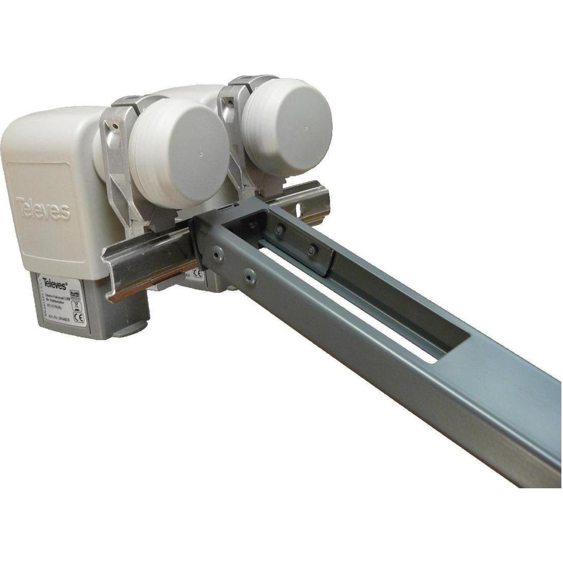 Televes, Werkzeugwand, Multifeedhalter SH 85100/2 für S 760CL/860CL/100/120 zwei LNBs
