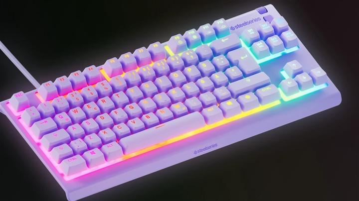 Actual product image SteelSeries Apex 3 TKL US, lavender (US, Cable)