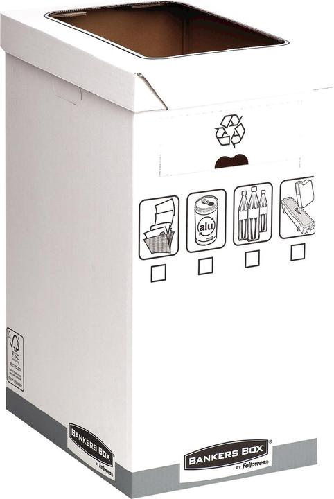 Produktbild Fellowes R-Kive System Recycle Bin - Grau - Weiss - 300 x 500 x 600 mm - 300 x 500 x 600 m (90 l)