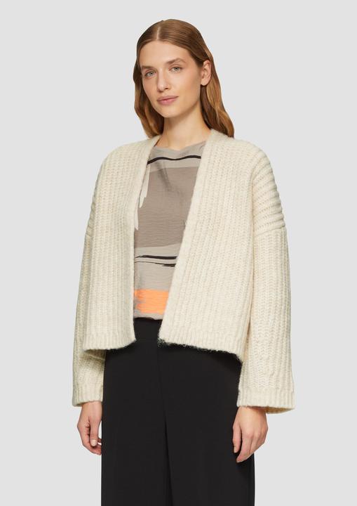 Produktbild S.Oliver Strickjacke Strickjacke mit weiten Ärmeln im Relaxed Fit (40)