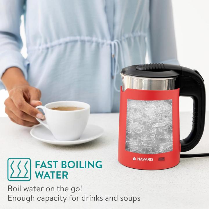 Actual product image Navaris Reisewasserkocher mit Trinkbechern (0.50 l)