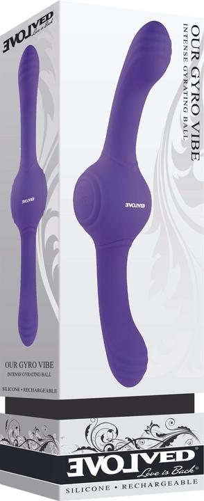 Actual product image Evolved Unser Gyro Vibe DualEnd Vibrator Lila