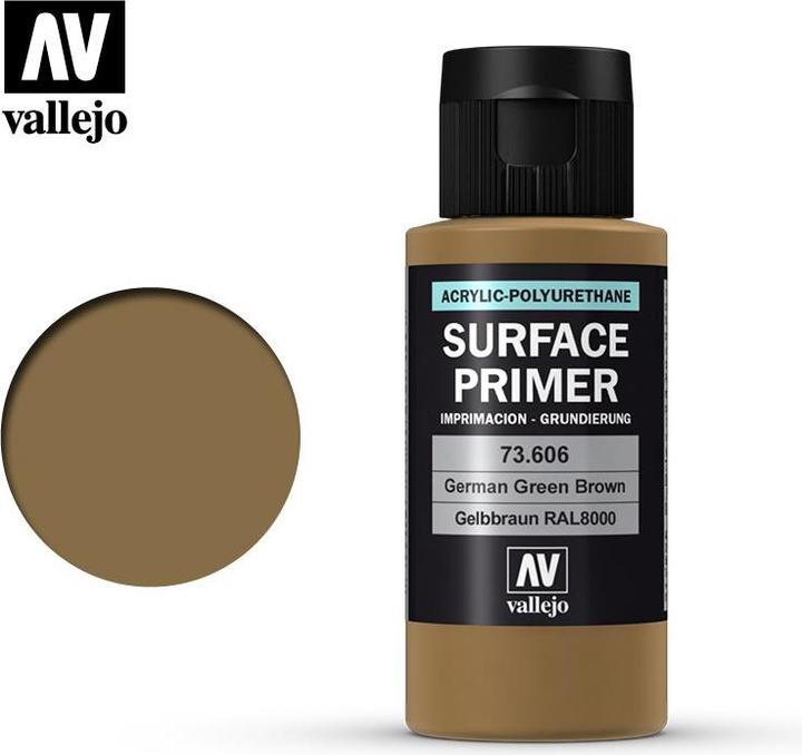 Actual product image Vallejo Surface Primer - Ger. Green Brown (73.606)
