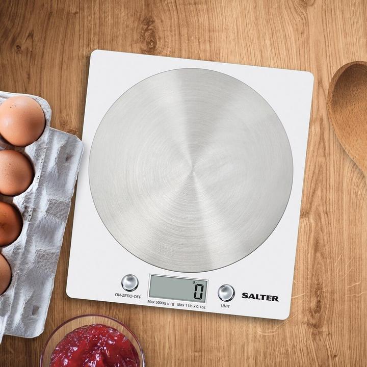 Produktbild Salter 1036 WHSSDR Disc Electronic Digital Kitchen Scales - White