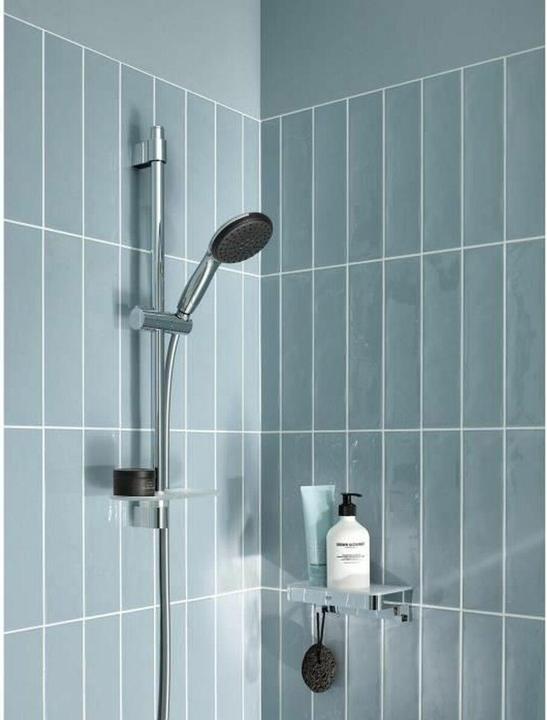 Produktbild Grohe Vitalio Start 110 QuickFix Brausestangenset, kleben oder bohren, inkl. Duschablage, wassersparend, 2