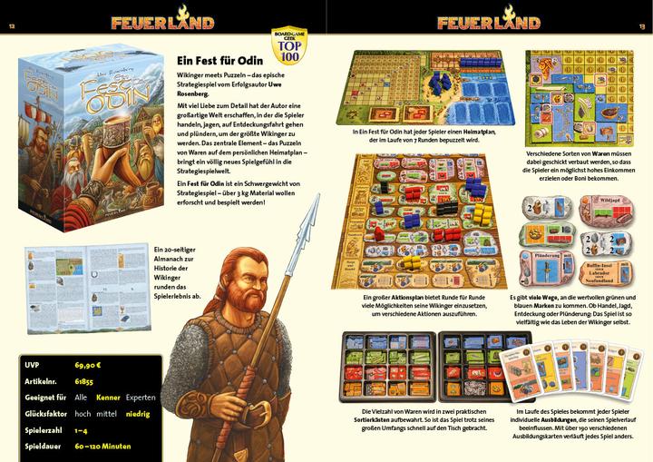 Image du produit Feuerland Une fête pour Odin (Allemand)