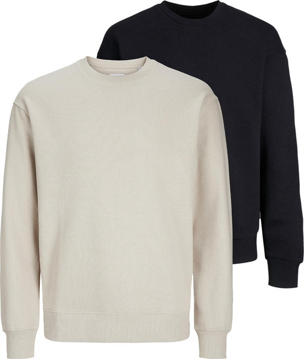 Image du produit Jack & Jones - Star - Sweatshirt - 2er Pack (S Schwarz / creme) (S)