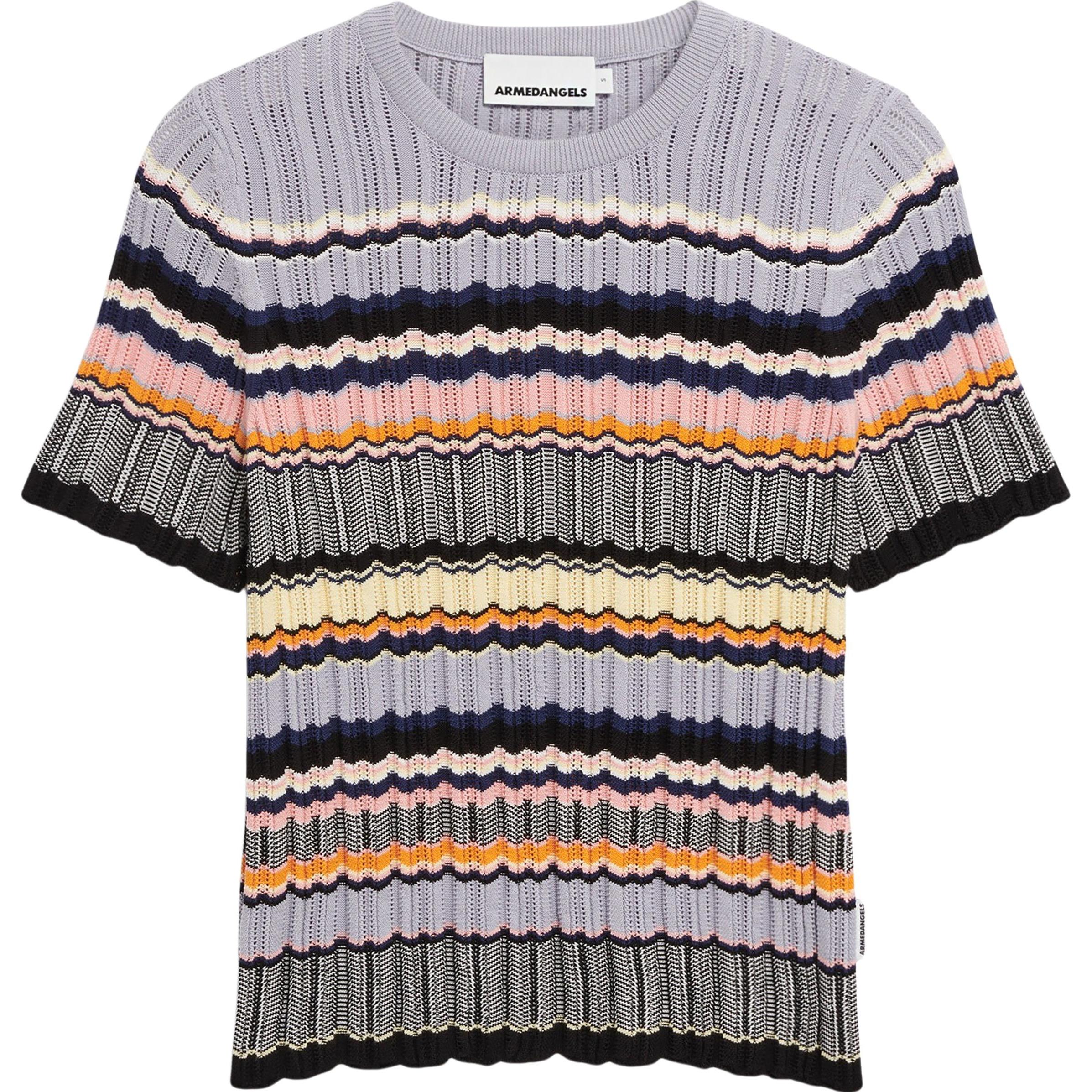 Armedangels, Damen, Shirt, Women's Maaya Stripes, Blau, (S)