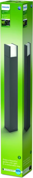 Image du produit Philips Ultra-Efficient Arbour Wegel 3000K anthracite (800 lm, IP44)