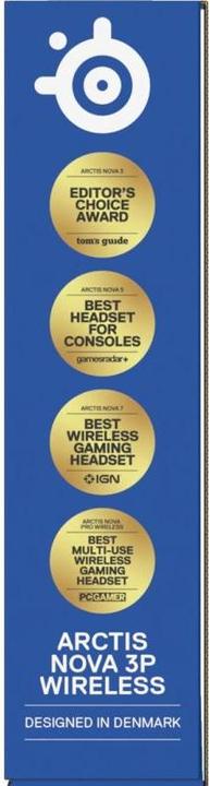 Actual product image SteelSeries Arctis Nova 3PW Black (Wireless)