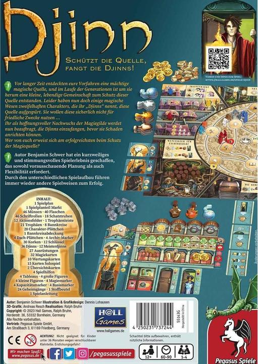 Produktbild Pegasus Djinn, d (Deutsch, 1 - 4 Spieler)