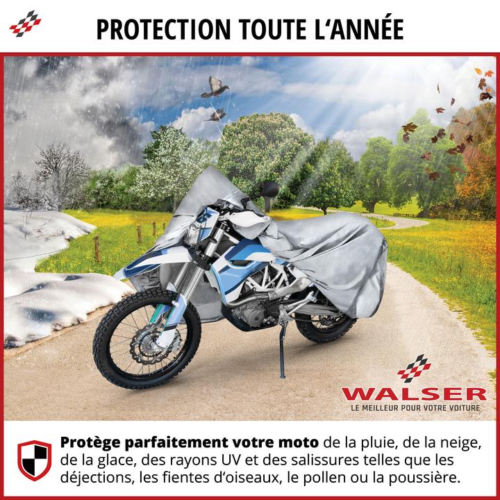 Produktbild Walser Motorrad Abdeckplane All Weather Basic XL, Motorrad Abdeckplane, Motorrad-Garage wasserdicht