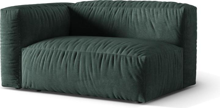 Image du produit Micadoni Chauffeuse Gauche, "Martina", 1 Place, 160x106x75 Fabriqué en Europe (Canapé modulaire, 1 place)