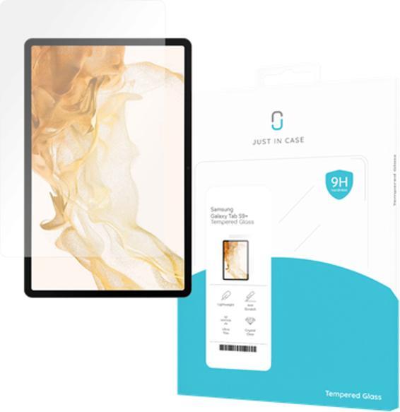 Produktbild Just in Case Gehärtetes Glas Clear Displayschutzfolie Samsung Galaxy Tab S9 FE+ (1 Stück, Galaxy Tab S10+, S9+)
