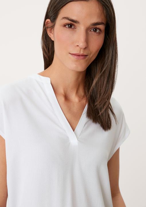 Actual product image S.Oliver T-Shirt Viskose Shirt im Materialmix (M)