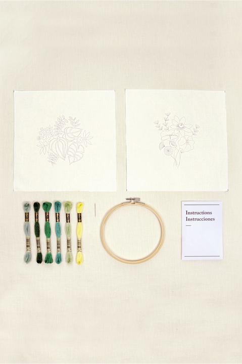 Actual product image DMC Stickset Mindful Making Duo Water Plants, Ø 15.7 cm