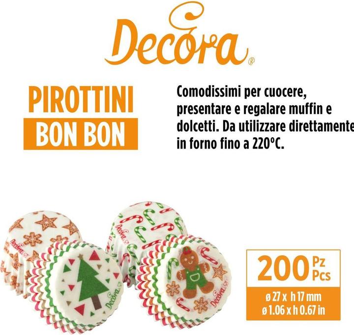 Produktbild Decora Pralinenkapseln Weihnachten