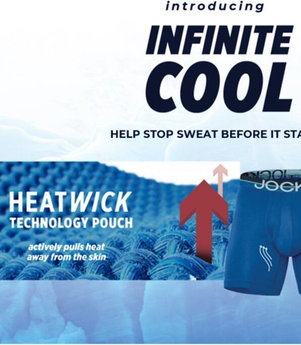 Produktbild Jockey Infinite Cool Slip (L, 3er Pack)